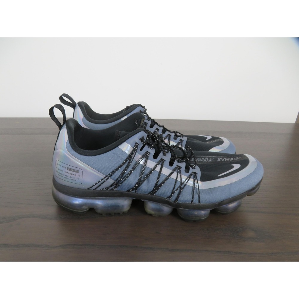 Nike Air Vapormax Run Utility Shoes Mens 12.5 Blue Reflective AQ8810-400 Gym